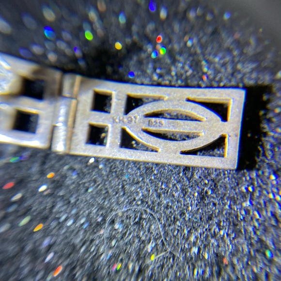 Vintage Sterling silver earrings and ring set Sterling simple Statement - Picture 5 of 11